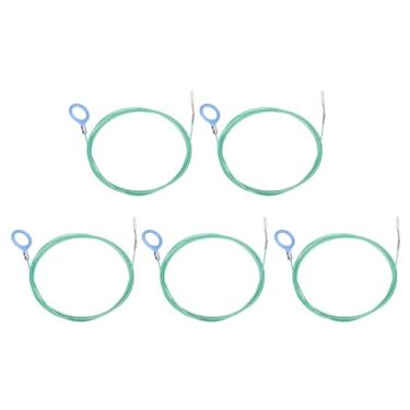 Imagem de HARFINGTON 5 peças ferramenta de remoção de entupimento de drenagem flexível 0,2 cm de diâmetro 299,7 cm pia esgoto cabelo ferramenta limpador de ralo desentupidor de pia para cozinha vaso sanitário