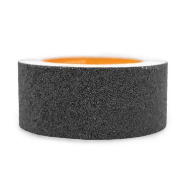 Imagem de Fita Antiderrapante Autoadesiva Segurança Lixa Escada 5 Mts 50mm Preto