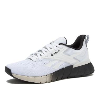 Imagem de Reebok Tênis masculino Nano Gym para treino, Calçado branco/preto/pedra da lua, 40