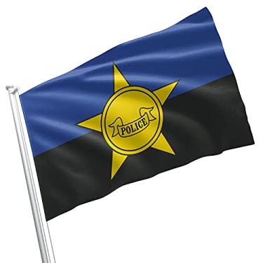 Imagem de Apedes – Bandeira de porão de garagem com recordação policial de 7,6 x 1,8 m