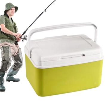 Imagem de Caixa Térmica para Compras,Bolsas Térmicas Isoladas Para Viagem | Alça Ergonómica Recipiente Térmico Portátil Grande Capacidade para Viagem Bebidas Praia Snacks Piquenique Campismo e Churrasco