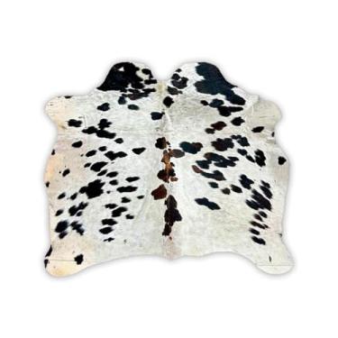 Imagem de Tapete de Couro em Formato de Boi - Tricolor | 007366