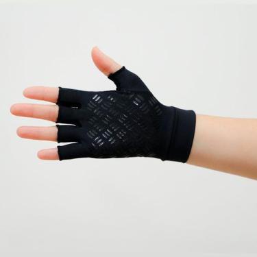 Imagem de Luva Curta com Proteção Solar UVA e UVB Flambé preto G, preto, G
