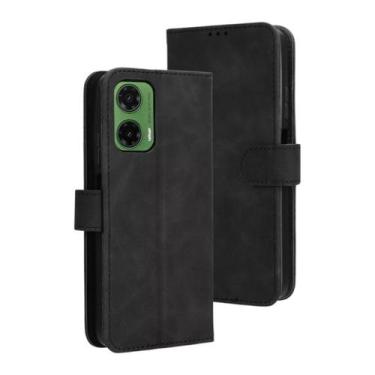 Imagem de Capa Capinha Carteira Estojo Moto G35 + Película De Hidrogel - Db