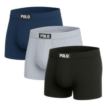 Imagem de Kit 3 Cuecas Boxer Viscose Premium Fibra de Bambu Conforto Extremo Toq