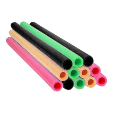 Imagem de RNXRZANK 12 Mangas de Espuma de Reposição para Postes de Trampolim, Acolchoamento de Tubo de Espuma Leve, Acessórios para áreas Externas para Casa de Jardim Co, Style D