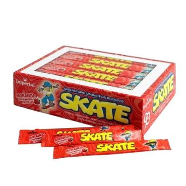 Imagem de Bala Mastigável Skate Morango c/50 - Imperial Bala Retro - Genérica