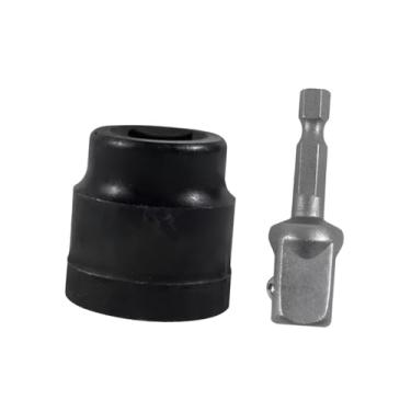 Imagem de Generic Adaptador de macaco nivelador para RV, adaptador de furadeira, suprimentos profissionais de extensão, equipamento de elevação de carro, estabilizador, com Manga