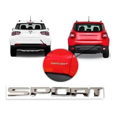 Imagem de Emblema Letreiro Sport Jeep Renegade 2015.. E Compass 2017..