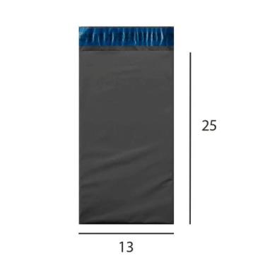 Imagem de Envelope de Segurança Cinza 13x25 cM, Alta Resistência e Sigilo - Font
