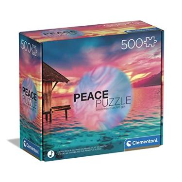 Imagem de Clementoni Quebra-cabeça adulto PZL 500 PEACE PUZZLE FEITO NA ITÁLIA