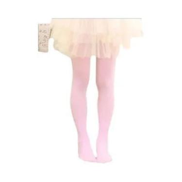 Imagem de Meia-calça Infantil De Veludo Branco Para Meninas, Meia-calça De Dança
