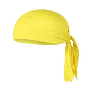 Imagem de Chapéu Pirata De Malha Respirável Leve De Secagem Rápida De Cor Sólida