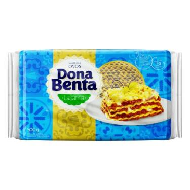 Imagem de Massa de Sêmola com Ovos para Lasanha Dona Benta Pacote 500g