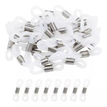 Imagem de Argola Cordão Conta Corrente Preto Metal Prata - Kit Montagem Brinco A