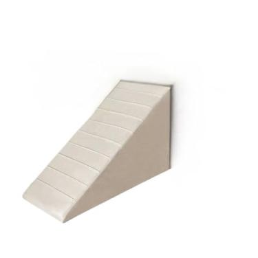 Imagem de Rampinha Escadinha Escadas para Pet Cachorro Gatos Animais Escadas Pet, Rampa para Cães e Gatos Subir na Cama Conforto e Segurança para Seu Com panheiro(BEGE)