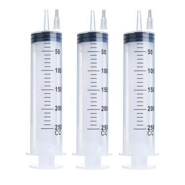 Imagem de Seringa de plástico A AKRAF 250mL para distribuição de cola, pacote co