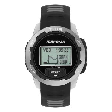 Imagem de Relógio MORMAII masculino digital preto cinza MO23901/8C