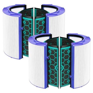 Imagem de 360° Combi 2 em 1 filtro de substituição para Dyson PH01, PH02, PH03, PH3A, PH04, HP04, HP4A, TP4A, TP04, DP4A, DP04, HP06, TP06, HP07, TP7A, TP07, HP09, TP09, TP10, HP10, número da peça. 97034 Pacote