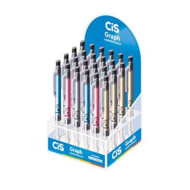 Imagem de CIS 53.9300 Lapiseira Técnica, Graph Mettalic 53.9300, Multicor (24 unidades)