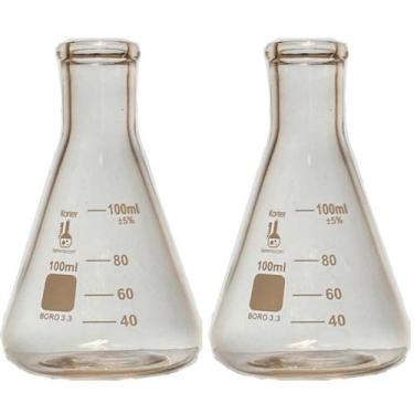 Imagem de Vidro de borossilicato Erlenmeyer Flask Karter Scientific 100mL