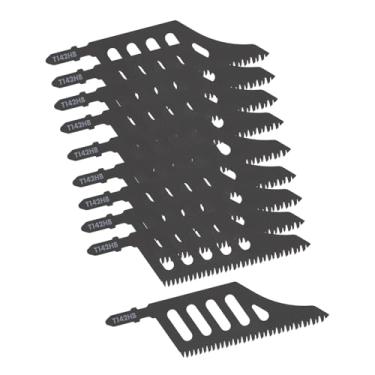 Imagem de Dualoai Acessórios para ferramentas elétricas de haste T para cortador de serra de reposição para marcenaria industrial, 10 Peças T142hb