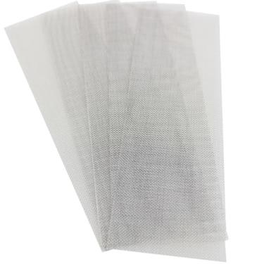 Imagem de DGZZI 5 peças tela de malha soldada reforçada de aço inoxidável 4,8 x 15 cm prata para reparo termoplástico para pára-choques de iates e reparos de carros