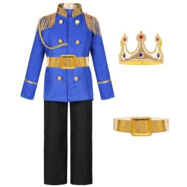 Imagem de Fantasia masculina Prince Charming Dormstop Royal Dress Up 9-10Y
