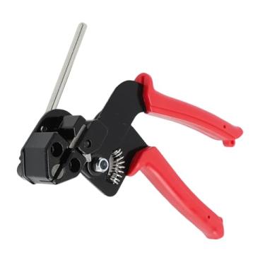 Imagem de Luqeeg Kit de Ferramentas para Abraçadeiras com 200 Libras de Resistência à Tração Ferramenta de Corte para Abraçadeiras.Design Ergonômico para Canos de Escape de Cercas de Arame (Vermelho)
