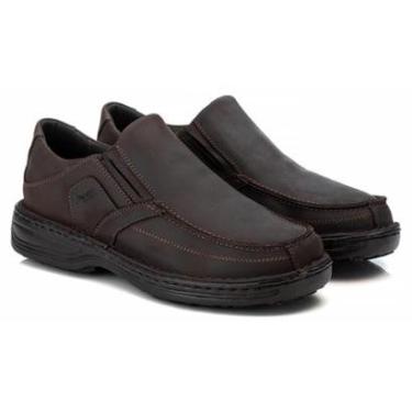 Imagem de Sapato Casual Conforto Couro Marrom - RT8005NBKCFE-Masculino