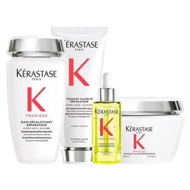 Imagem de Kit Kérastase Première Shampoo + Cond + Máscara + Óleo 30ml