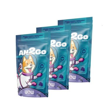 Imagem de Kit 3x An2go Adulto - Alimento Natural Barrinha