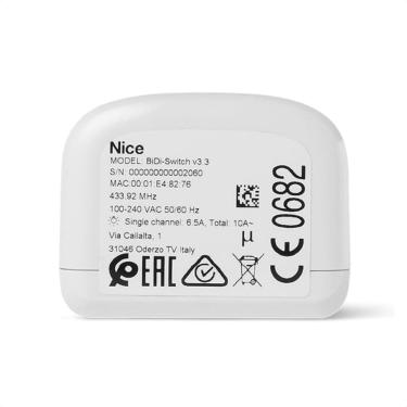 Imagem de Interface Rele Bidi Switch 10006803 Nice