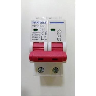 Imagem de Disjuntor Bipolar Corrente Contínua 1000 Volts Taxnele - Modelo TXBD1-