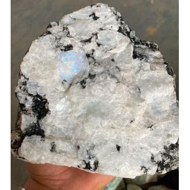 Imagem de Pedra da Lua Bruta Natural - 5 kg para Lapidação e Revenda - Cristaisd