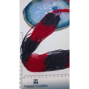 Imagem de Fio Cristal 1Mm Vidro Facetado - 40cm com 180 Cristais - no-brand