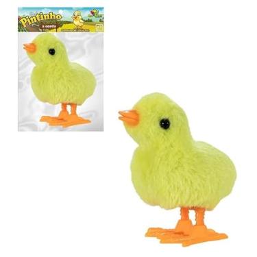 Imagem de Pintinho de Pelúcia Amarelo com Corda, Brinquedo