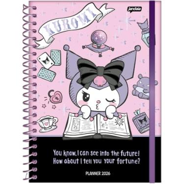 Imagem de Jandaia - Planner Espiral 175X242mm CD 160Pgs Kuromi Livro Grande 2026 FSC