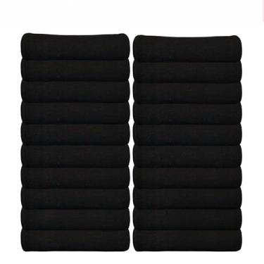 Imagem de Pano De Prato Grande PRETO Pé De Galinha Kit Com 05,10,20 ou 30 Unidades(20)