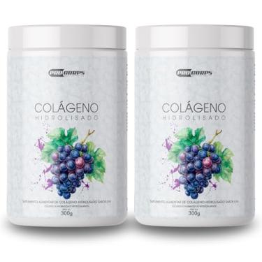 Imagem de Colágeno Hidrolisado 2 Potes Sabor Uva Pro Corps