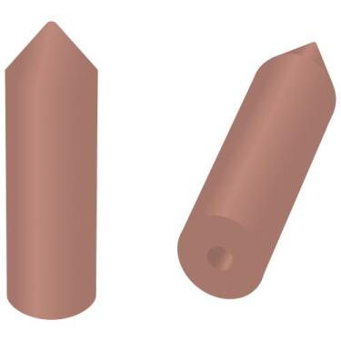 Imagem de Ponta Abrasiva Cônica Rosa para Motor Micro Retífica - Rei Dos Estojos