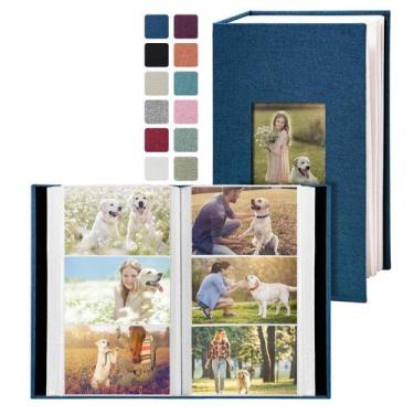 Imagem de Álbum de fotos HenPisen 420 Pockets 4x6" Linen Blue