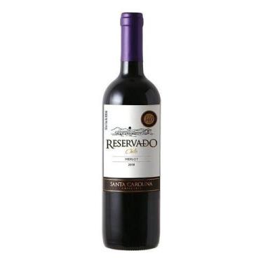 Imagem de Vinho Tinto Chileno Reservado Merlot 750ml Santa Carolina