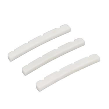 Imagem de Pilipane 3 peças de porca de baixo curvada com 4 cordas de substituição para baixo padrão Jazz Bass qualidade de som premium tom melhorado fácil instalação