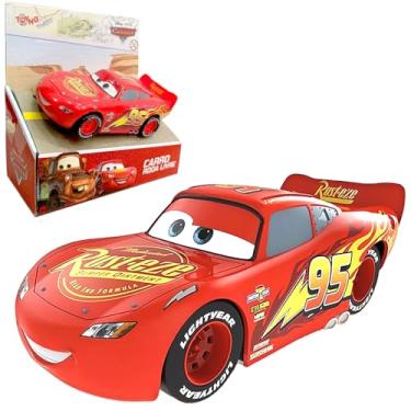 Imagem de Carrinho Relâmpago Mcqueen Roda livre 13cm Original Toyng Presente Brinquedo