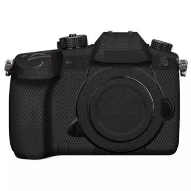 Imagem de Adesivo de capa de câmera GH5 para Panasonic Lumix GH5 película protetora antiarranhões, decoração de pele e resistência ao desgaste (preto fosco)