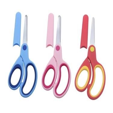 Imagem de CarpNettore Conjunto de 3 Tesouras para Canhotos com Cabo Confortável, aço Inoxidável, para Costura, Escritório E Corte