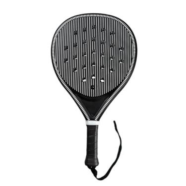 Imagem de Dynwave Raquete de Padel para Tênis de Praia, Raquete de Padel com Bom Controle de Bola, Punho Antiderrapante, Núcleo de Espuma, Superfície de Fibra de, Preto