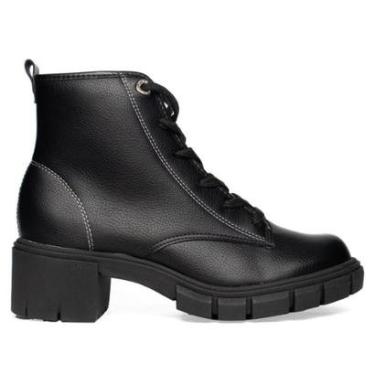 Imagem de Coturno Feminina Moleca com Cadarço Preto-Feminino