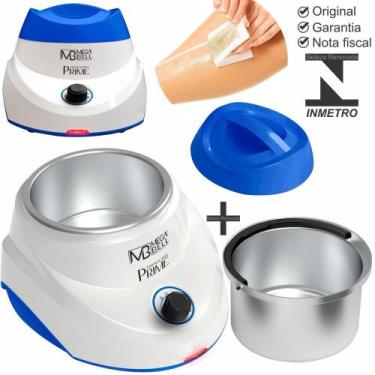 Imagem de Termocera Aquecedor Cera Quente Panela Mega Bell +Refil 500G, Bivolt -